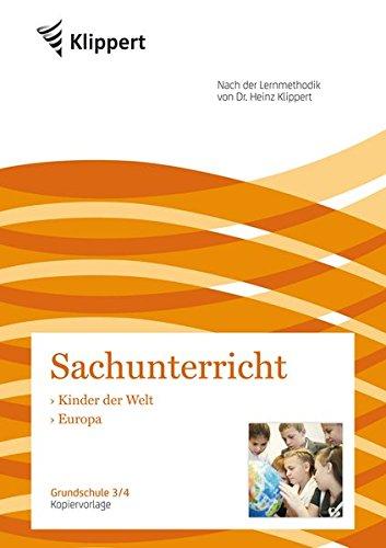 Kinder der Welt - Europa: Grundschule 3-4. Kopiervorlagen (3. und 4. Klasse) (Klippert Grundschule)