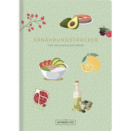 Ernährungstracker: Dein Alltagshelfer, Eintragbuch zum Ausfüllen, für deine Ernährung und dein Wohlbefinden. 72 Seiten , 14,8 x 21 cm SchreibLiebe