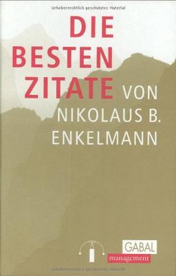 Die besten Zitate von Nikolaus B. Enkelmann