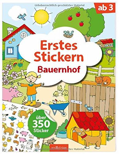 Erstes Stickern Bauernhof