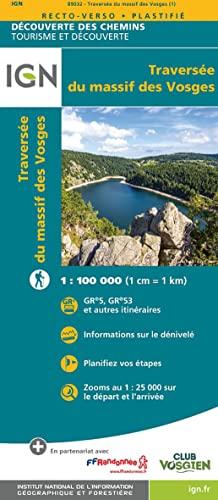 La Traversee des Vosges: 1:100000