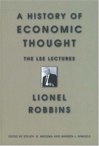 A History of Economic Thought: The Lse Lectures