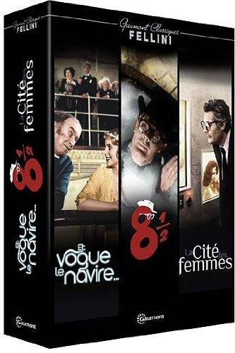 Coffret fellini : 8 1/2 ; et vogue le navire ; la cité des femmes [FR Import]