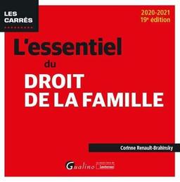 L'essentiel du droit de la famille : 2020-2021