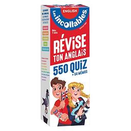 Les incollables : révise ton anglais, dès 7 ans : 550 quiz + 64 mémos