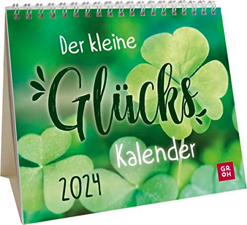 Der kleine Glückskalender 2024: Mini-Monatskalender. Kleiner Aufstellkalender mit Monatskalendarium