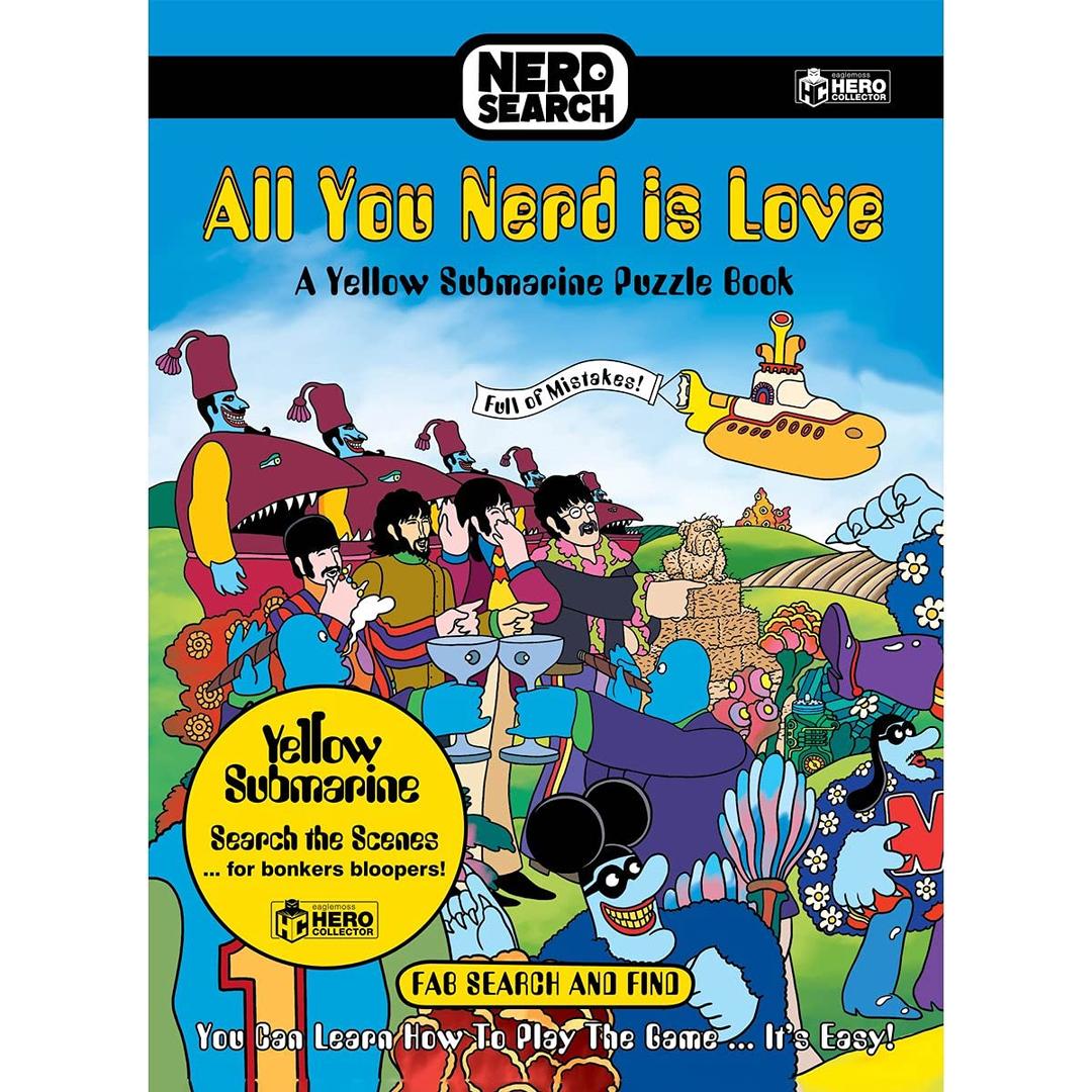 The Beatles Nerd Search: All You Nerd is Love: A Yellow Submarine Puzzle Book