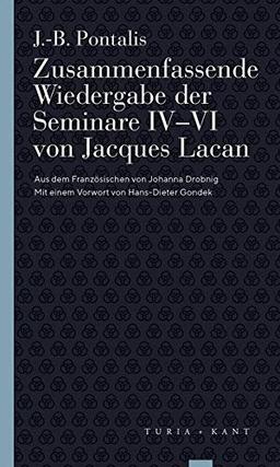 Zusammenfassende Wiedergabe der Seminare IV–VI von Jacques Lacan (Turia Reprint)