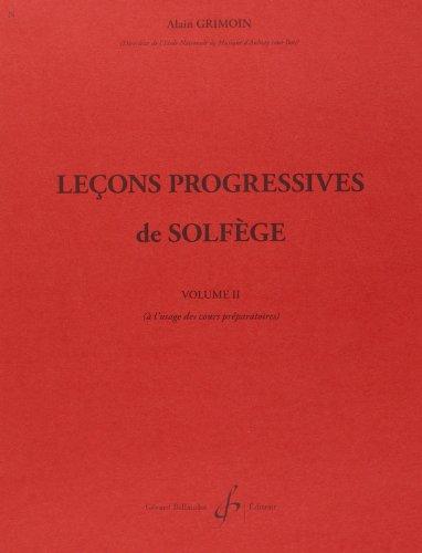 32 Lecons Progressives de Solfege Volume 2