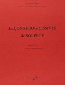 32 Lecons Progressives de Solfege Volume 2