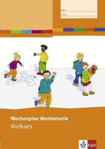 Wochenplan Mathematik. Vorkurs