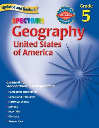 Spectrum Geography, Grade 5: United States of America