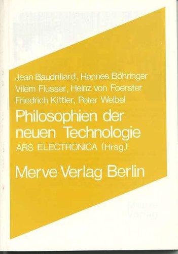 Philosophien der neuen Technologien