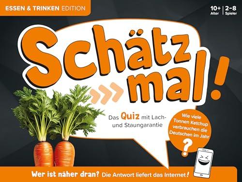 Schätz mal! Essen & Trinken Edition: Das Quiz mit Lach- und Staungarantie | Ab 10 Jahre | 2-8 Spieler