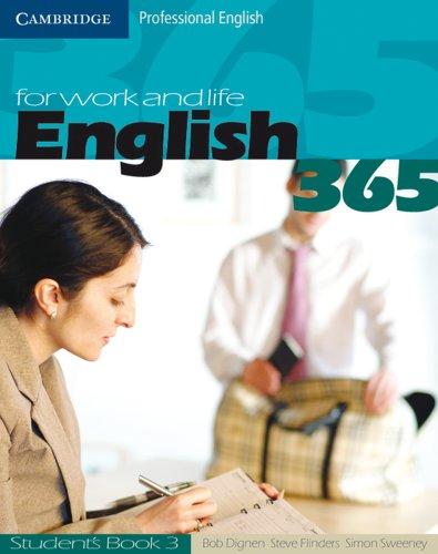 English 365. Upper-intermediate: English 365. Bd. 3. Student's Book: For Work and Life. Upper-Intermediate. B2