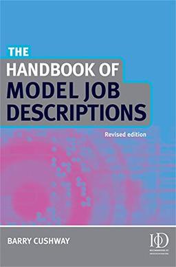 Handbook of Model Job Descriptions (Revised)