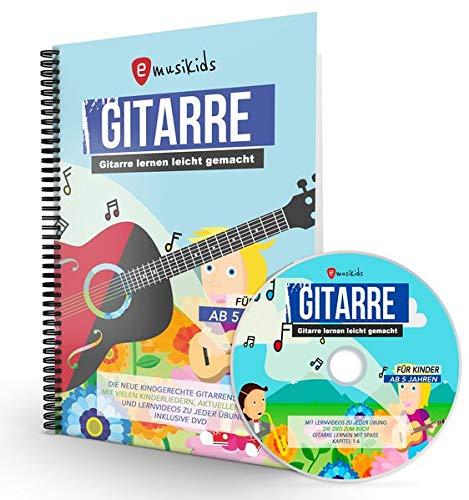 Gitarre lernen für Kinder inkl. Lern-Videos auf DVD und über QR-Codes: Die neue kindgerechte Gitarrenschule mit vielen Kinderliedern, aktuellen Songs ... inkl. DVD und QR-Codes für Lernvideos