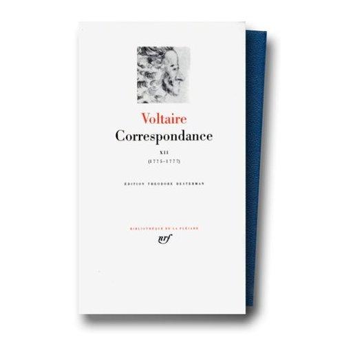 Correspondance. Vol. 12. Janvier 1775-juin 1777