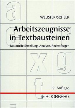 Arbeitszeugnisse in Textbausteinen