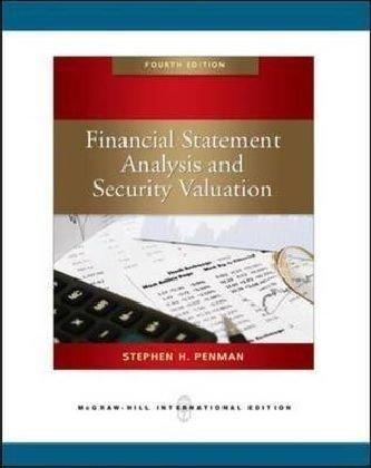 Financial Statement Analysis and Security Valuation