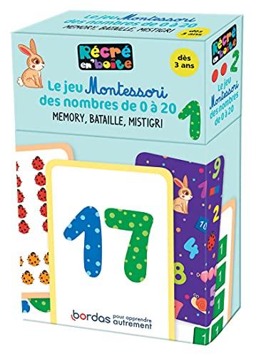 Récré en boîte - Le jeu Montessori des nombres 0 à 20