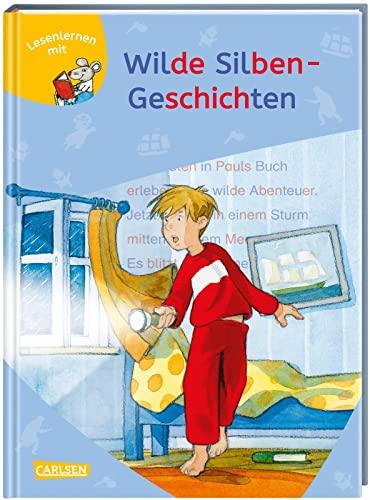 LESEMAUS zum Lesenlernen Sammelbände: Wilde Silben-Geschichten: Extra Lesetraining – Lesetexte mit farbiger Silbenmarkierung | 3 Geschichten in 1 Band