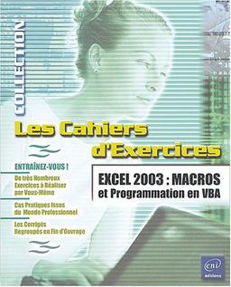 Excel 2003 : macros et programmation en VBA