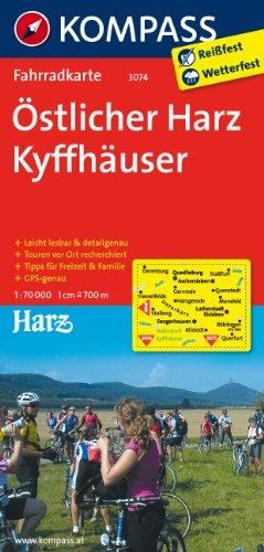 Östlicher Harz - Kyffhäuser: Fahrradkarte. GPS-genau. 1:70000 (KOMPASS-Fahrradkarten Deutschland)