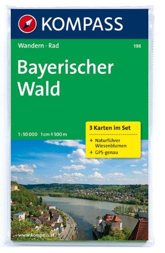 Bayerischer Wald 1 : 50 000: Wandern - Rad. 3 Karten im Set + Naturführer Wiesenblumen. GPS-genau