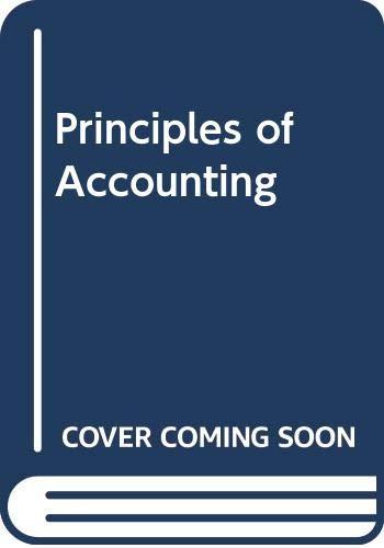 Principles of Accounting