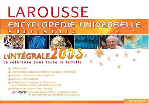 Encyclopédie Universelle Larousse Integrale 2006 DVD