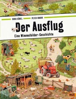 Der Ausflug: Eine Wimmelbilder-Geschichte. Vierfarbiges Papp-Bilderbuch