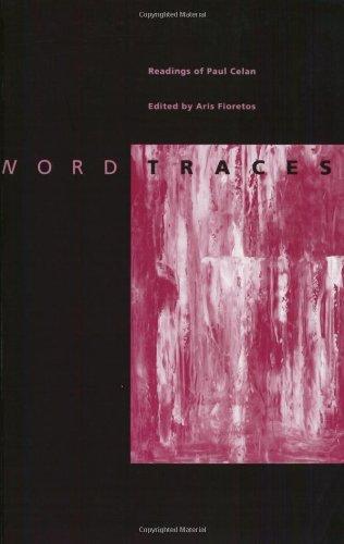 Word Traces: Readings of Paul Celan