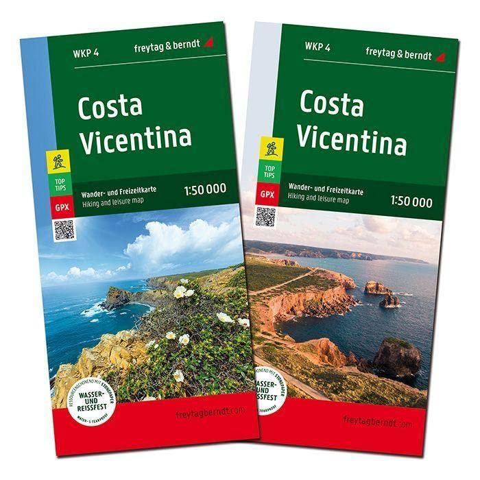 Costa Vicentina, Wanderkarte 1:50.000, freytag & berndt: Wanderkartenset mit zwei Blättern und Beiheft (freytag & berndt Wander-Rad-Freizeitkarten)