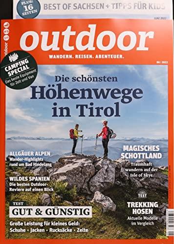 Outdoor 6/2022 "Höhenwege in Tirol"