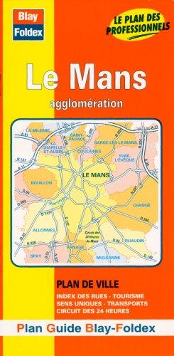 Plan de ville : Le Mans (avec un index)