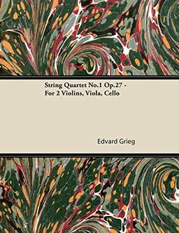 String Quartet No.1 Op.27 - For 2 Violins, Viola, Cello