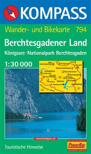 Kompass Karten, Berchtesgadener Land (Carte de Randon)