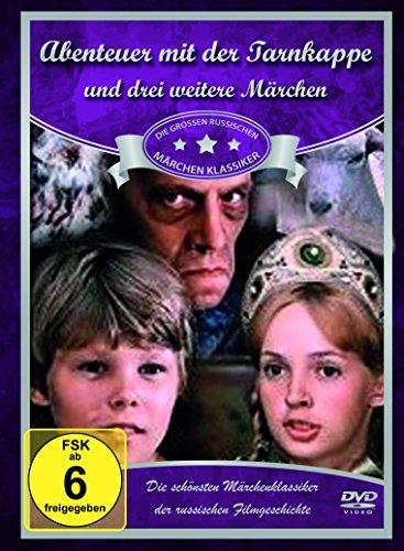 Russische Märchen-Collection 2 (Abenteuer mit der Tarnkappe - Das Geschenk des schwarzen Zauberers - Das Geheimnis der festung - Stepans Vermächtnis) [4 DVDs]