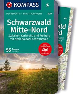 KOMPASS Wanderführer Schwarzwald Mitte-Nord, 50 Touren: mit Extra-Tourenkarte, GPX-Daten zum Download