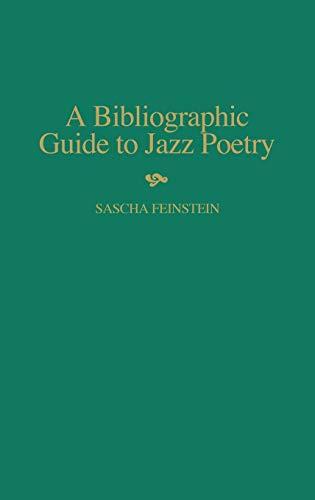 A Bibliographic Guide to Jazz Poetry (Music Reference Collection)