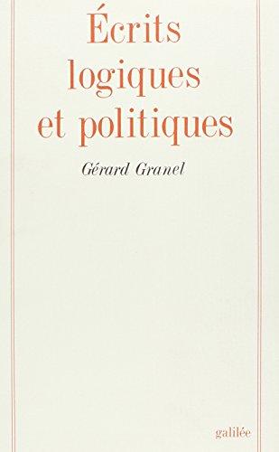 Ecrits logiques et politiques