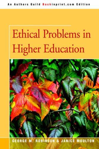 Ethical Problems in Higher Education