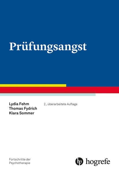 Prüfungsangst (Fortschritte der Psychotherapie)