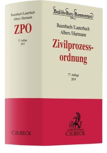 Zivilprozessordnung: mit FamFG, GVG und anderen Nebengesetzen (Beck'sche Kurz-Kommentare, Band 1)