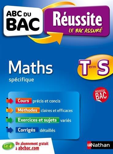 Maths terminale S, spécifique : nouveau bac