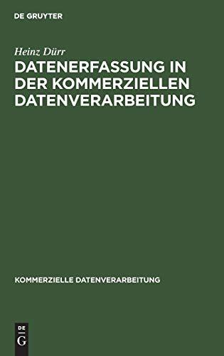 Datenerfassung in der kommerziellen Datenverarbeitung (Kommerzielle Datenverarbeitung)