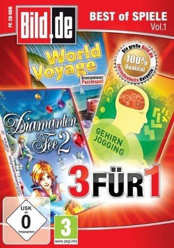 Bild.de Best of Spiele Vol. 1 (Diamantenfee 2 / Gehirnjogging / World Voyage)