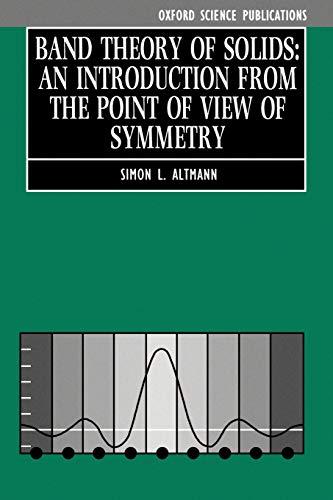 Band Theory of Solids: An Introduction from the Point of View of Symmetry