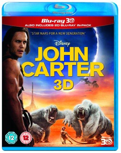 John Carter 3D BLU-RAY [VHS]